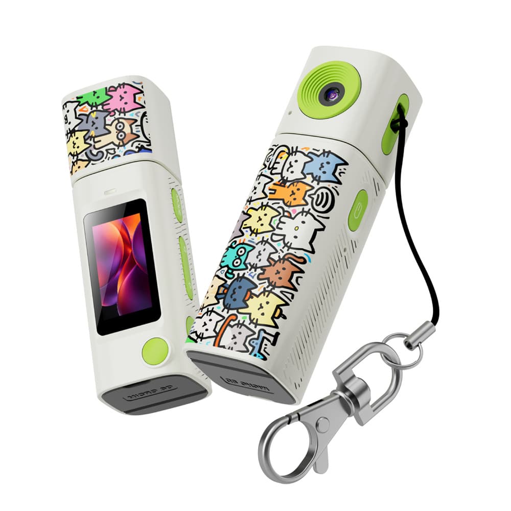 Cámara G10 diseño Gatitos, blanca con dibujos de gatos